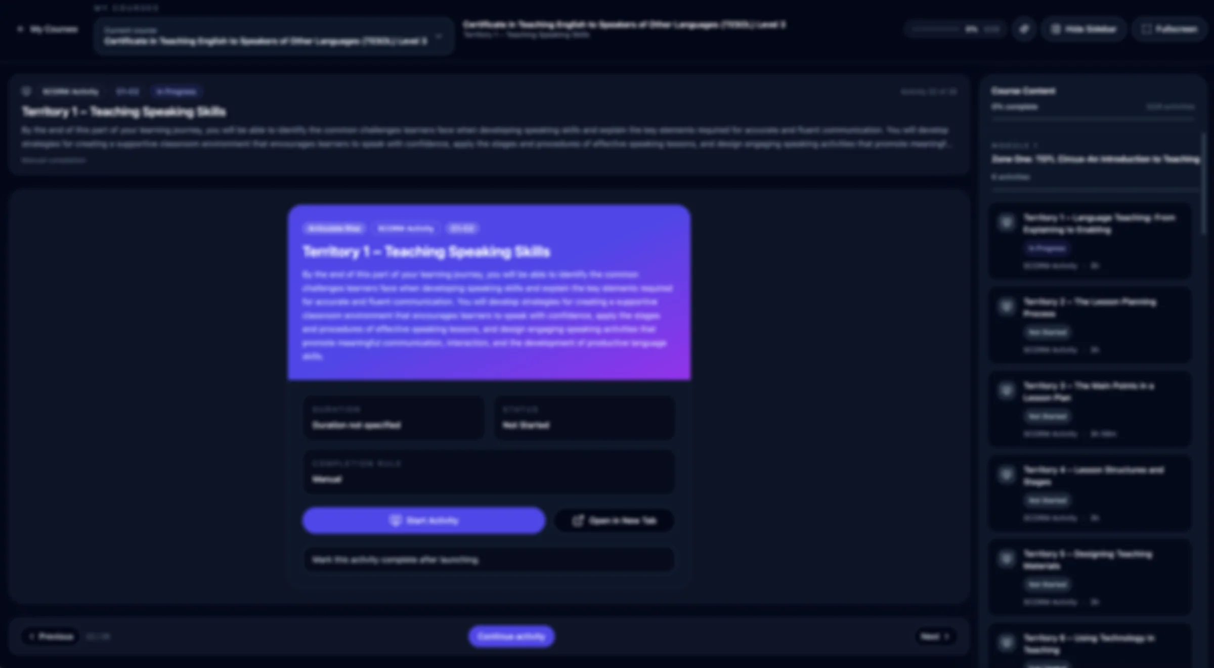 Academy templates in Certvera